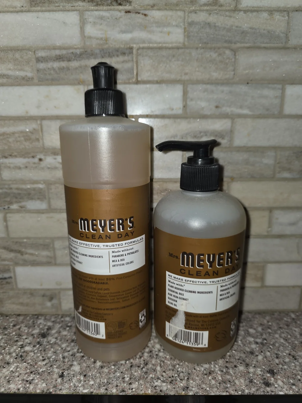 Mrs. Meyer's Clean Day Acorn Spice Dish Soap and Hand Soap - Brown